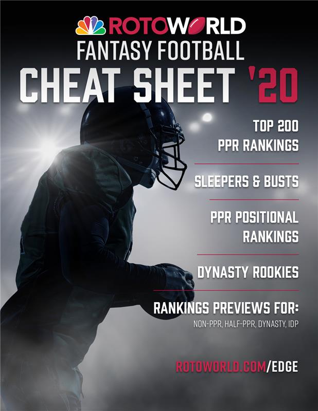 2020 Fantasy Football Cheat Sheet | Rotoworld